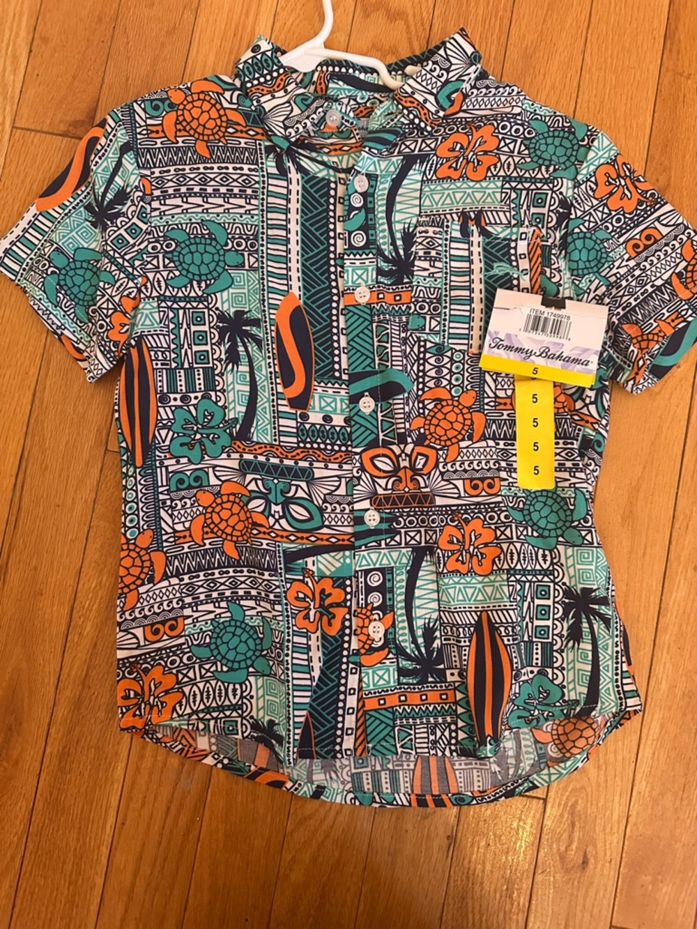 NWT Tommy Bahama  Tropical Print Button down shirt